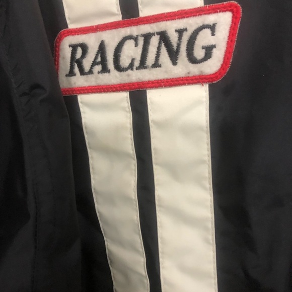 Vintage limited edition Tommy Jeans y2k racing moto jacket size large - Picture 2 of 8